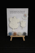 Sparkly Scottish Fairy plaque (with hanger) and Pocket Fairy kit