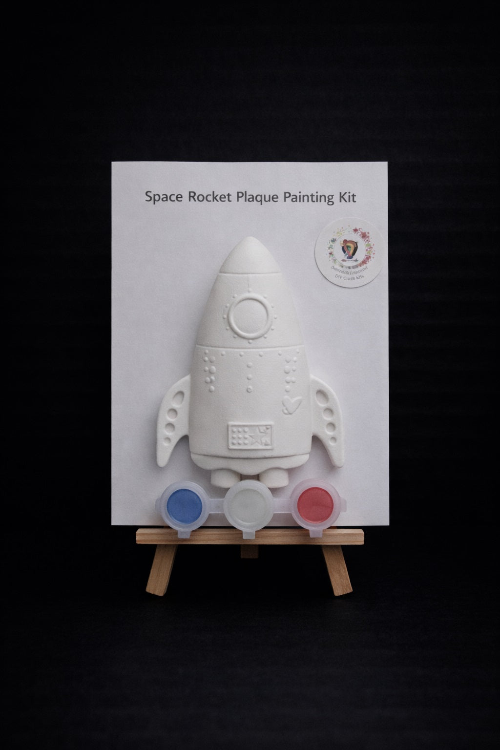 Space Rocket plaque kit