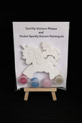 Sparkly Unicorn plaque (with hanger) and Pocket Unicorn kit
