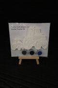 Tractor wall plaque (with hanger) and Pocket tractor kit